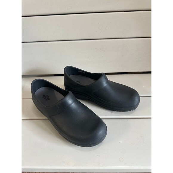 Crocs Dual Comfort Women's Neria Pro II Literide Slip Resistant Work Clog 9 - Picture 3 of 8